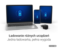 Silver Monkey Ładowarka GaN Smart Uno 100W Czarna - 1572478 - zdjęcie 5